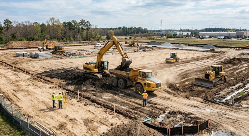 Commercial Land Preparation in Houston, TX