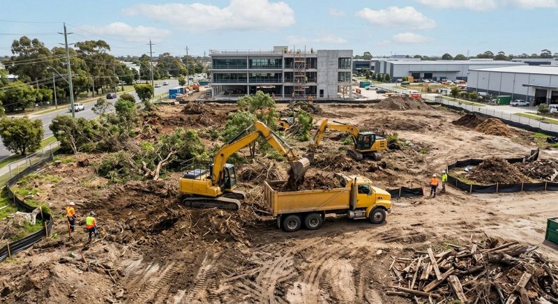 Commercial Site Preparation in Houston, TX