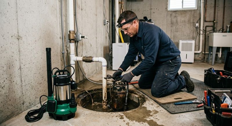 Drainage Pump Installation in Providence, RI