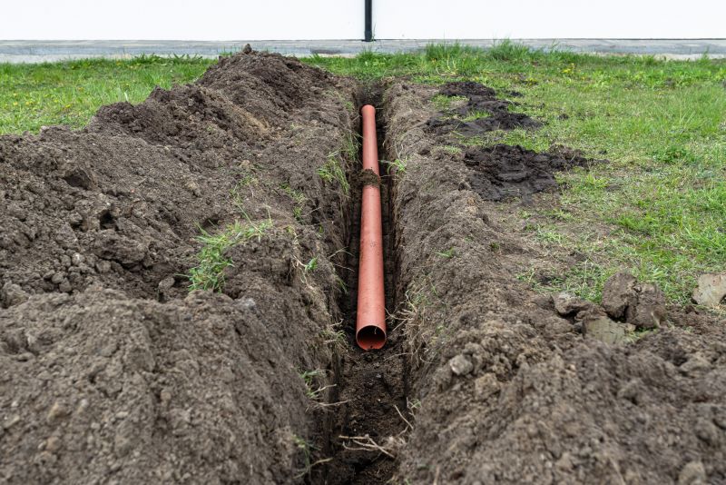 Drainage Trench Installation in Houston, TX