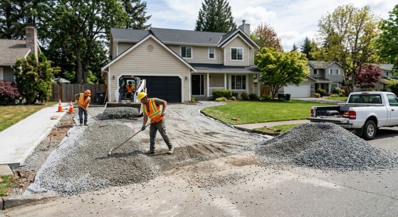 Gravel Parking Installation in Calvert County, MD