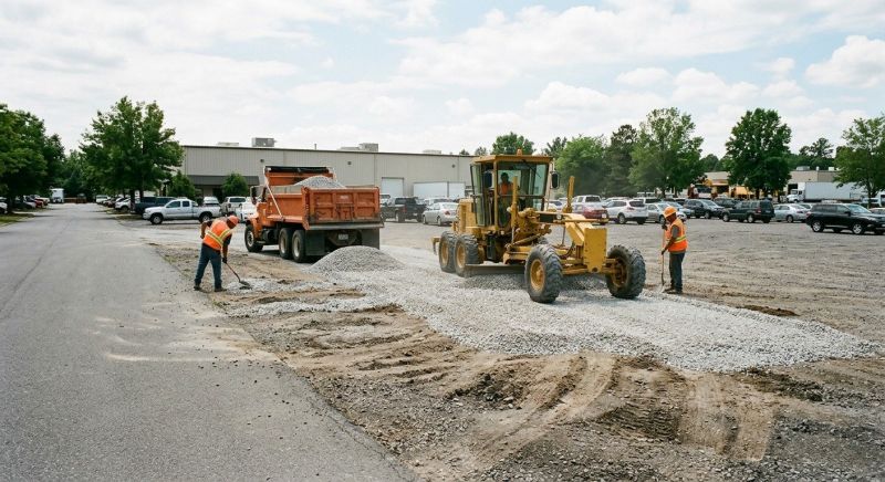 Parking Lot Excavation in South Houston, TX