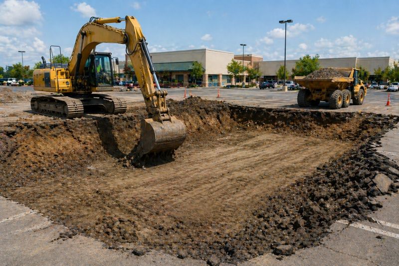 Parking Lot Gravel Repair in Alpharetta, GA