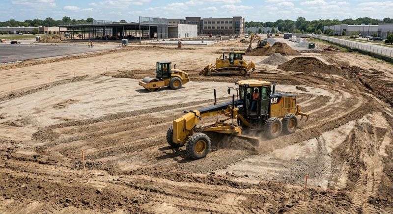 Parking Lot Leveling in Buford, GA