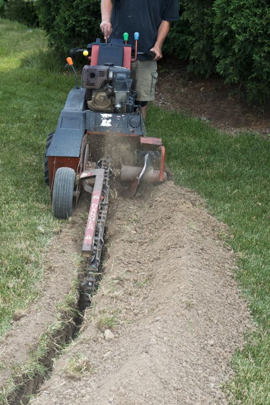 Trenching Equipment Setup