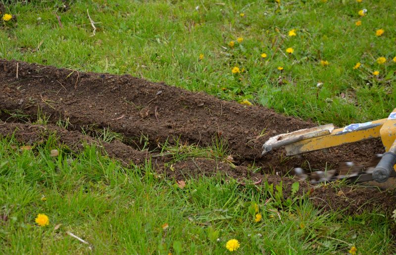 Completed Trenching Work