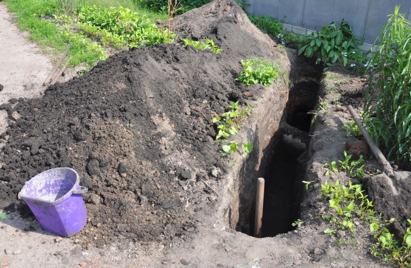 Landscape with Trenching Finish